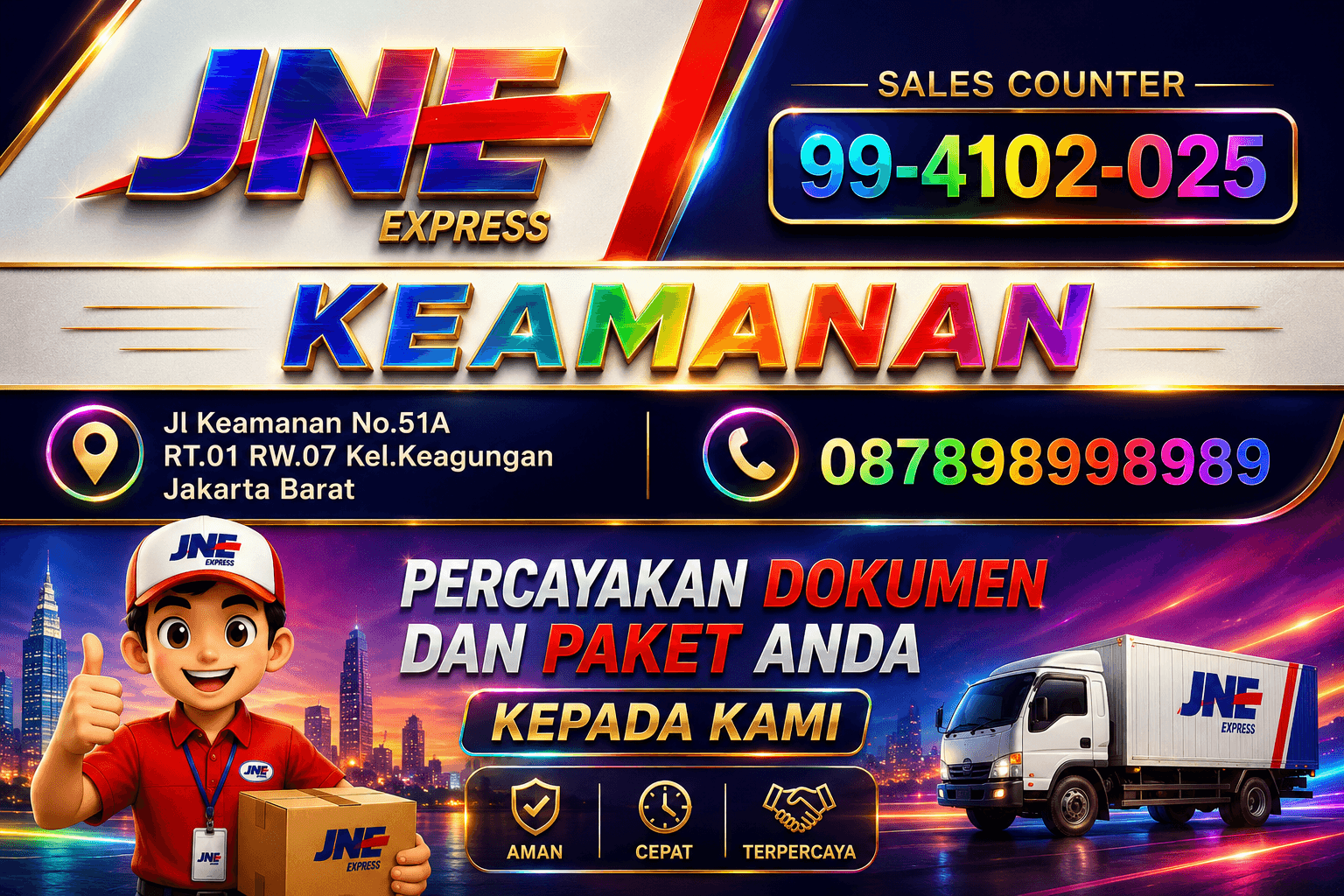 JNE KEAMANAN 087898998989